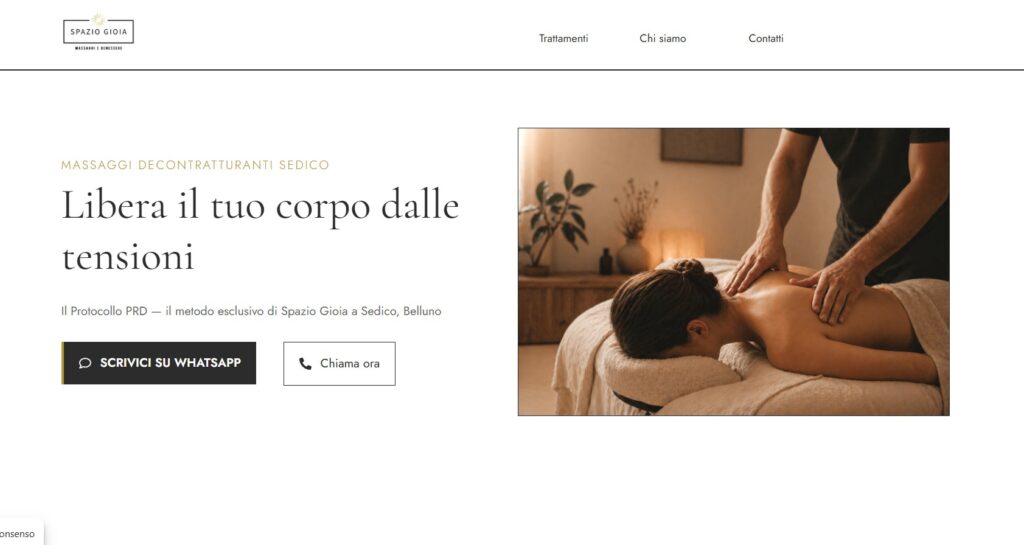 siti web per massaggiatori
